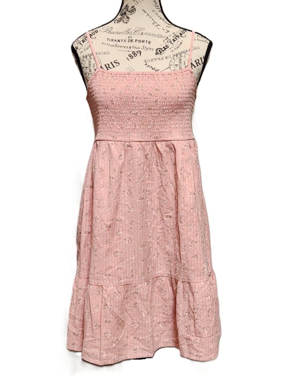 AE AMERICAN EAGLE AE Smocked Babydoll Mini Dress - Large - NEW NWOT